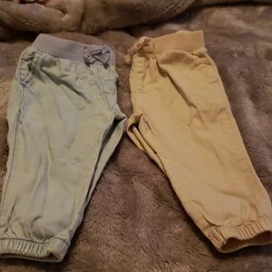 Baby Girl Joggers Two Pairs